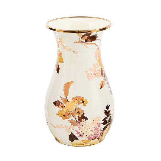Wild Rose White Tall Vase by MacKenzie-Childs