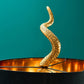Antique Gold Snake Floor Lamp Simon