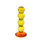 Yellow Fancy Christmas Crystal Glass Candle Holder - |VESIMI Design| Luxury Bathrooms and Home Decor