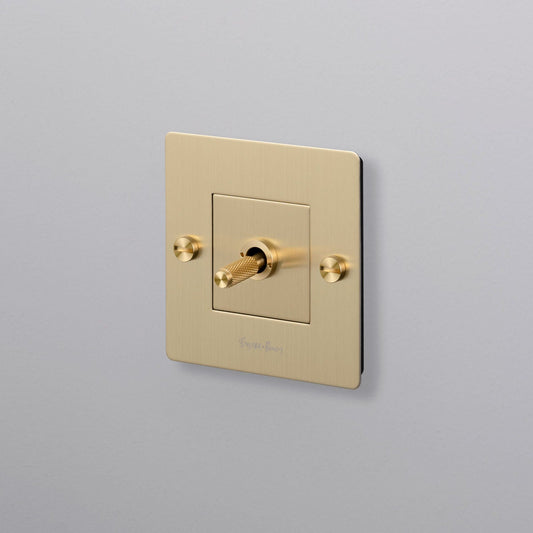 1G GOLD TOGGLE SWITCH / BRASS - |VESIMI Design|