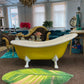 Abyss & Habidecor Musa Green Bath Rug - |VESIMI Design|