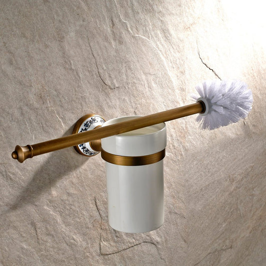 Antique Bathroom Accessories WC Toilet Brush Holder Lavande - |VESIMI Design| Luxury and Rustic bathrooms online