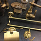 Antique Brass Bathroom Accessories - Ring Towel Holder Provence II. - |VESIMI Design| Luxury and Rustic bathrooms online