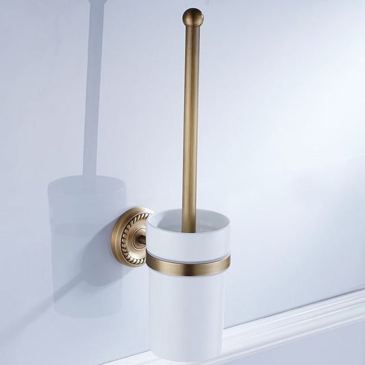 Antique Brass Bathroom Accessories - Large Towel Rack Holder Provence –, VESIMI Design