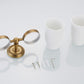 Antique Brass Bathroom Accessories - Toothbrush Tumbler Holder Provence II. - |VESIMI Design| Luxury and Rustic bathrooms online