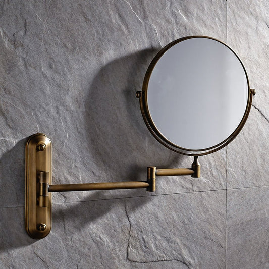 Antique Brass Bathroom Cosmetic Mirror - |VESIMI Design| Luxury and Rustic bathrooms online