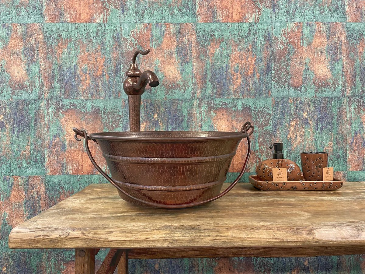 Antique Copper Bathroom Concealed Shower Set - |VESIMI Design| Luxury and Rustic bathrooms online