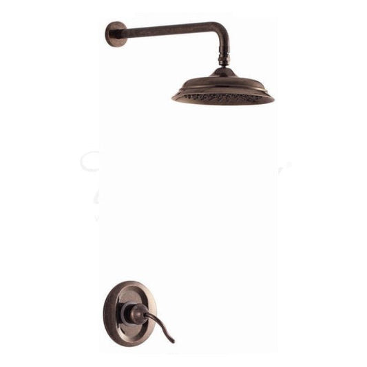 Antique Marble Bathroom Simple Copper Concealed Shower Set - |VESIMI Design| Luxury and Rustic bathrooms online