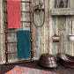 Antique Marble Copper Toilet Brush Holder - |VESIMI Design| Luxury and Rustic bathrooms online