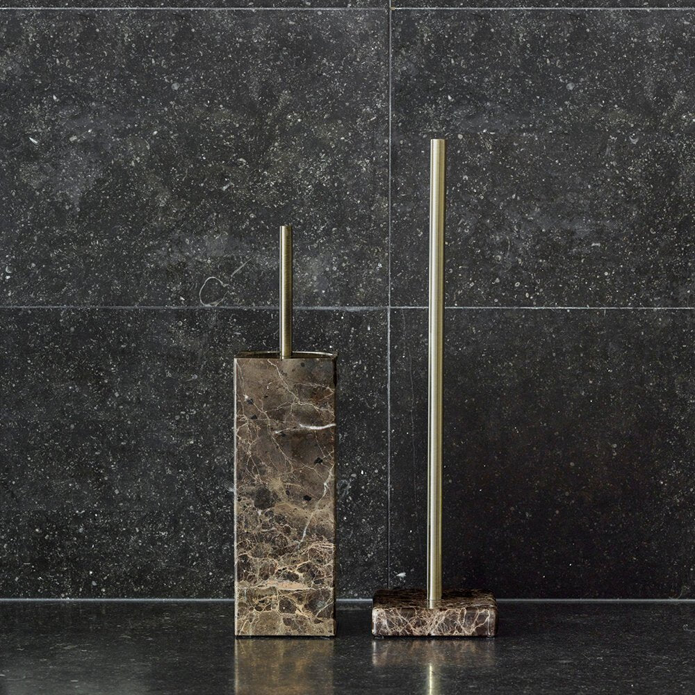 Kleine Wolke Carrara Toilet Brush - Black Marble – Modern Quests