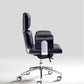 Armadillo Luxury Low Back Chrome Office Armchair / Genuine Italian Leather - |VESIMI Design| Luxury and Rustic bathrooms online