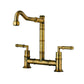 Bamboo Bronze Bridge Design Faucet - |VESIMI Design| Luxury and Rustic bathrooms online