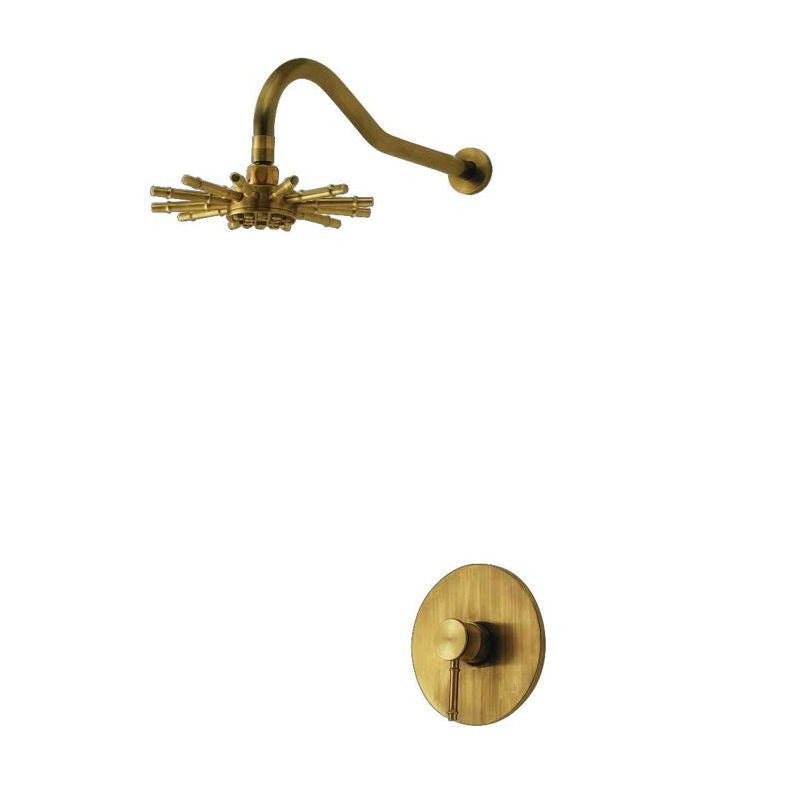 Bamboo Bronze Concealed Shower Simple - |VESIMI Design| Luxury and Rustic bathrooms online