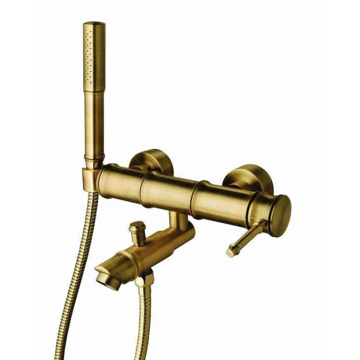 Bamboo Bronze Design Bathtub Faucet with Shower - |VESIMI Design| Luxury and Rustic bathrooms online