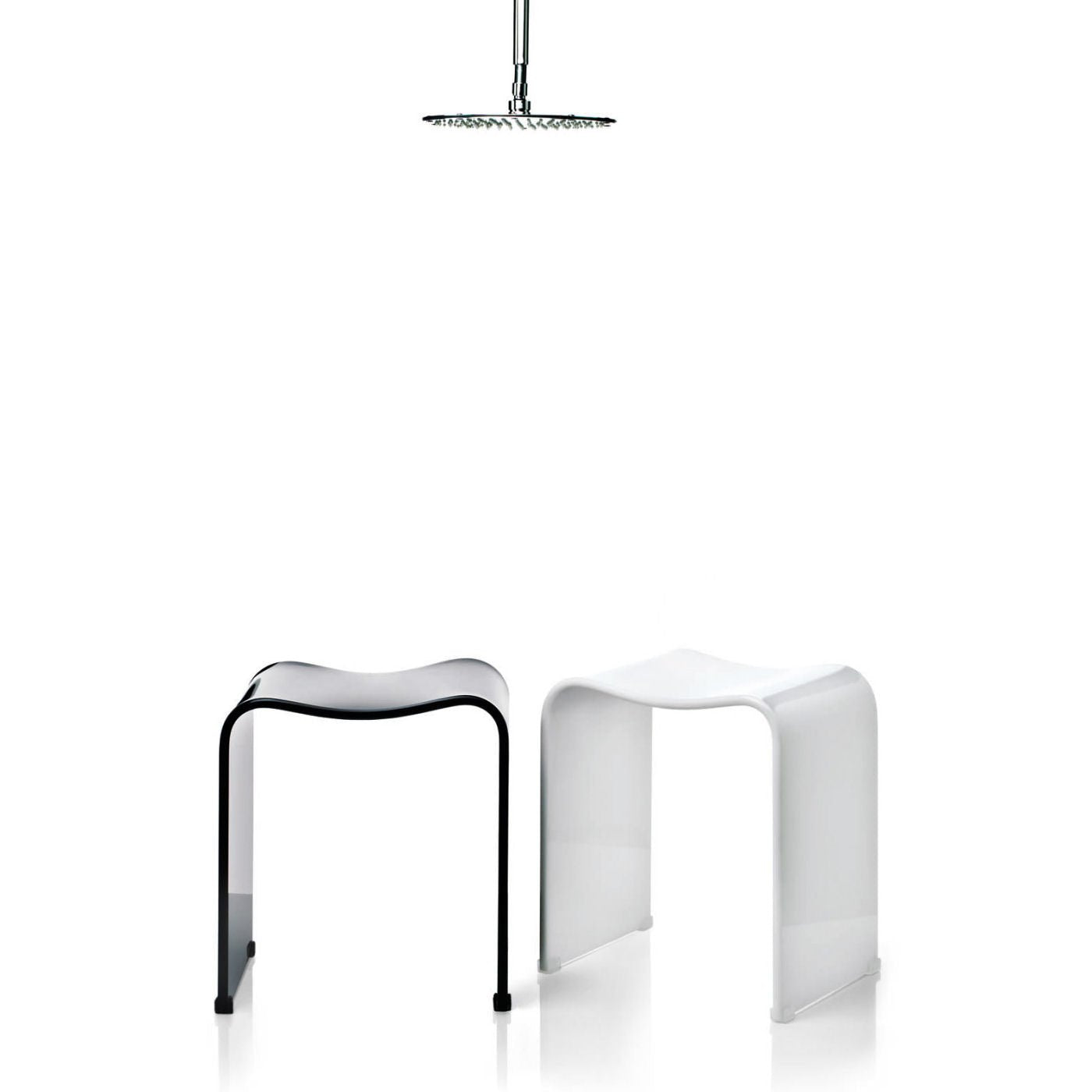 Bath and Shower stool Black VESIMI Design