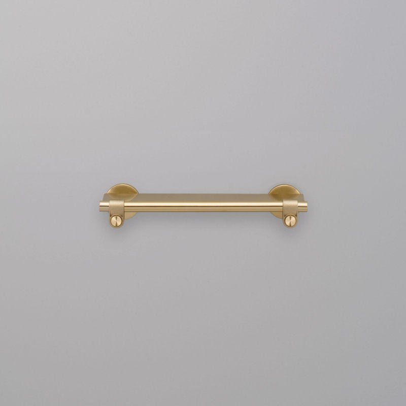 TOILET ROLL HOLDER / WITH SHELF / CAST / BRASS - Buster + Punch