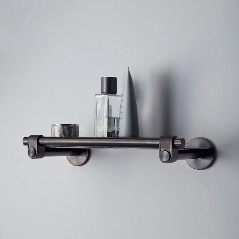Bathroom Cast Shelf Small / Gun Metal - |VESIMI Design| Luxury and Rustic bathrooms online