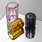Black Crystal Glass Toothbrush Tumbler Holder by Decor Walther - |VESIMI Design|