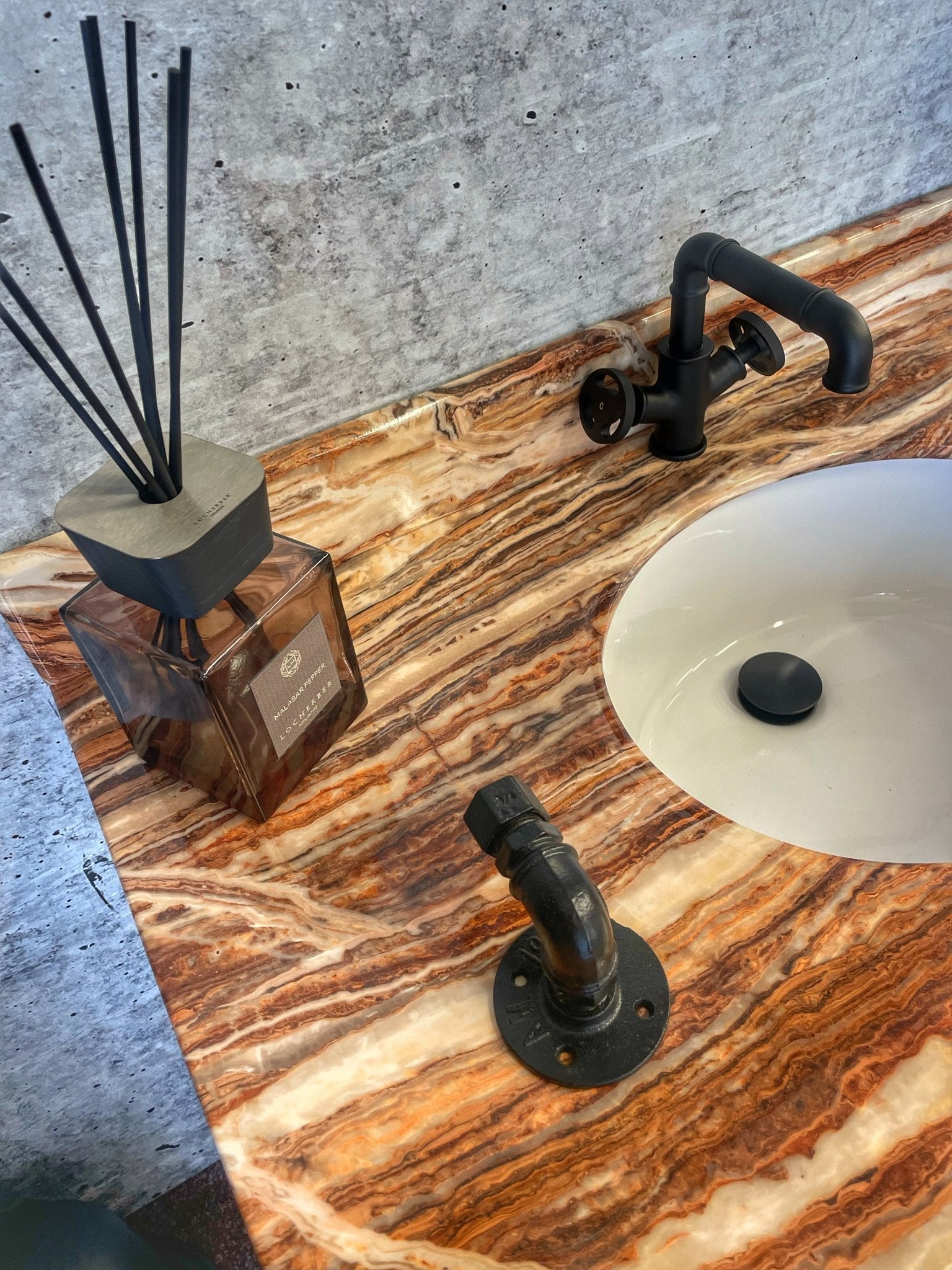 Black Matte Industrial Two Handles Basin Faucet - |VESIMI Design| Luxury and Rustic bathrooms online