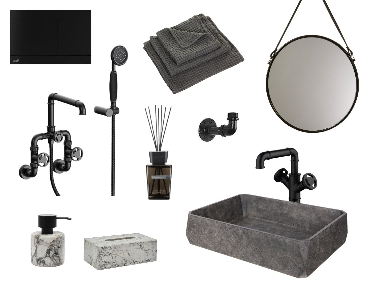 Matte Black Bathroom Accessories, Matte Black Bathroom Accessories Sets