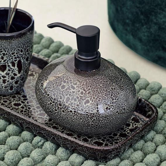 Black Olive Bathroom Accessories Design Tray - |VESIMI Design| Luxury and Rustic bathrooms online