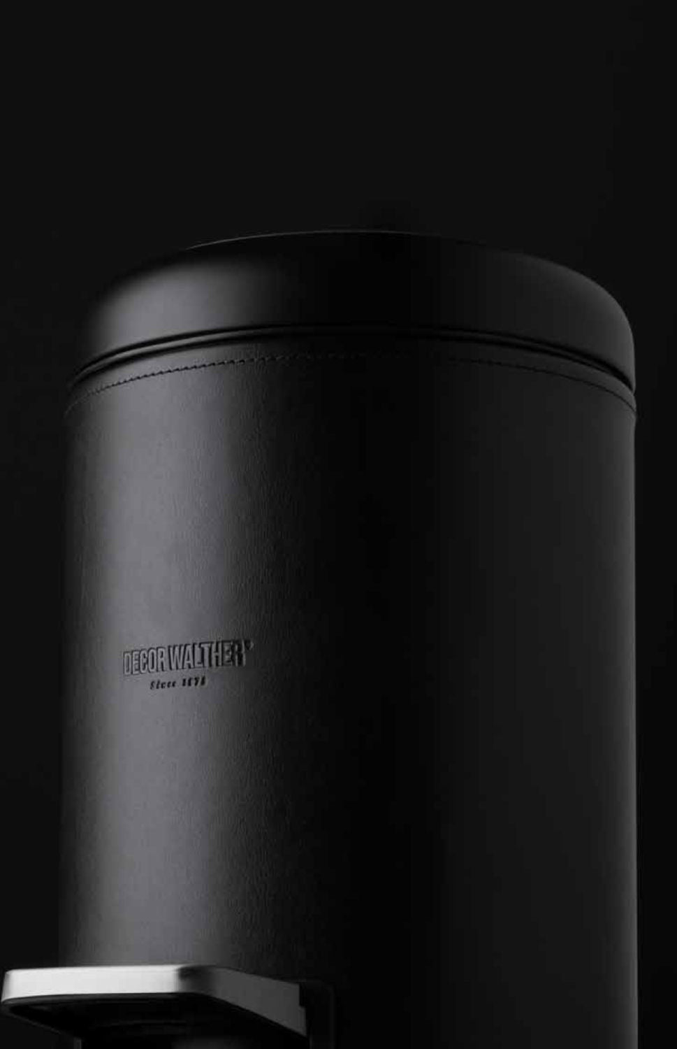 BROWNIE Artificial Leather Bathroom Pedal Bin - |VESIMI Design|
