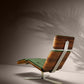 Chaise Longue Chrome / Green Genuine Italian Leather - |VESIMI Design| Luxury and Rustic bathrooms online