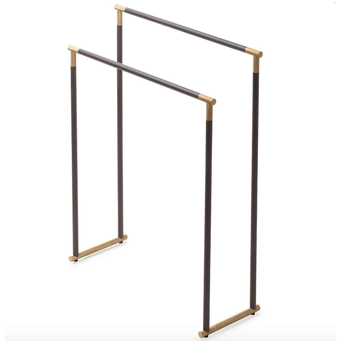 CLUB Collection Luxury Towel Stand - Dark metal matt / Gold matt - |VESIMI Design|