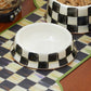 Courtly Check Cat Dish by Mackenzie-Childs - |VESIMI Design|