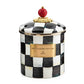 Courtly Check Enamel Canister Small by Mackenzie Childs - |VESIMI Design|