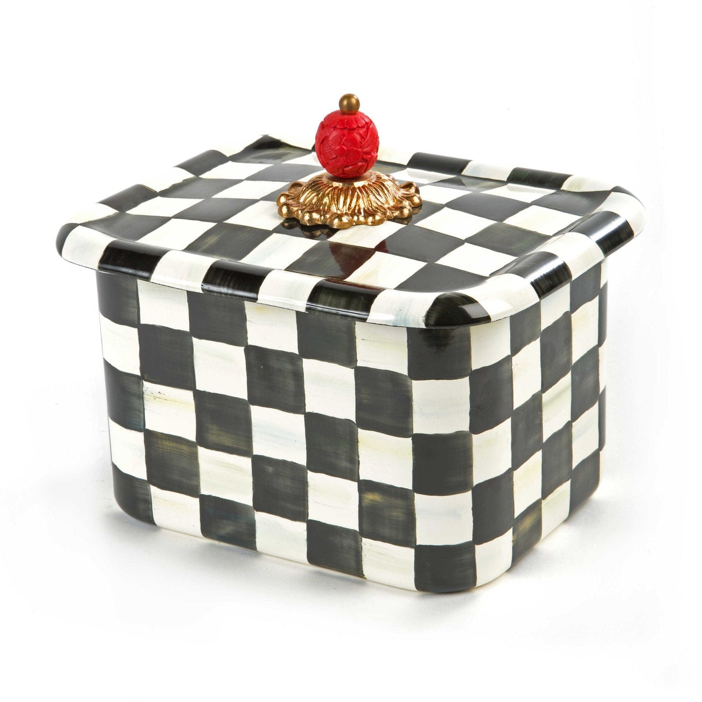 Courtly Check Recipe Box by Mackenzie-Childs - |VESIMI Design|