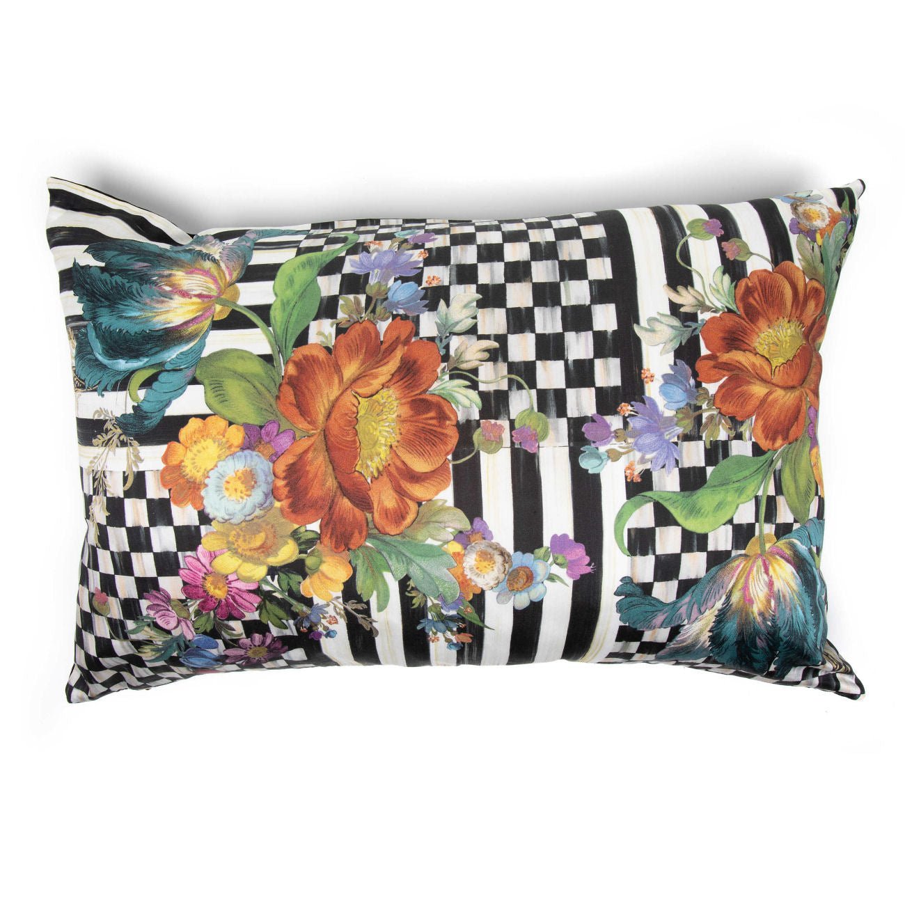 Courtly Flower Market Lumbar Pillow by Mackenzie-Childs - |VESIMI Design|