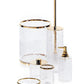 Cracked Glass Gold Dispenser by Decor Walther - |VESIMI Design|