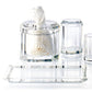 Crystal Clear Glass Luxury Bathroom Accessories - Tissue Box - |VESIMI Design|