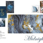 Dark Blue Midnight Egyptian Cotton Bathroom Rug - |VESIMI Design| Luxury and Rustic bathrooms online