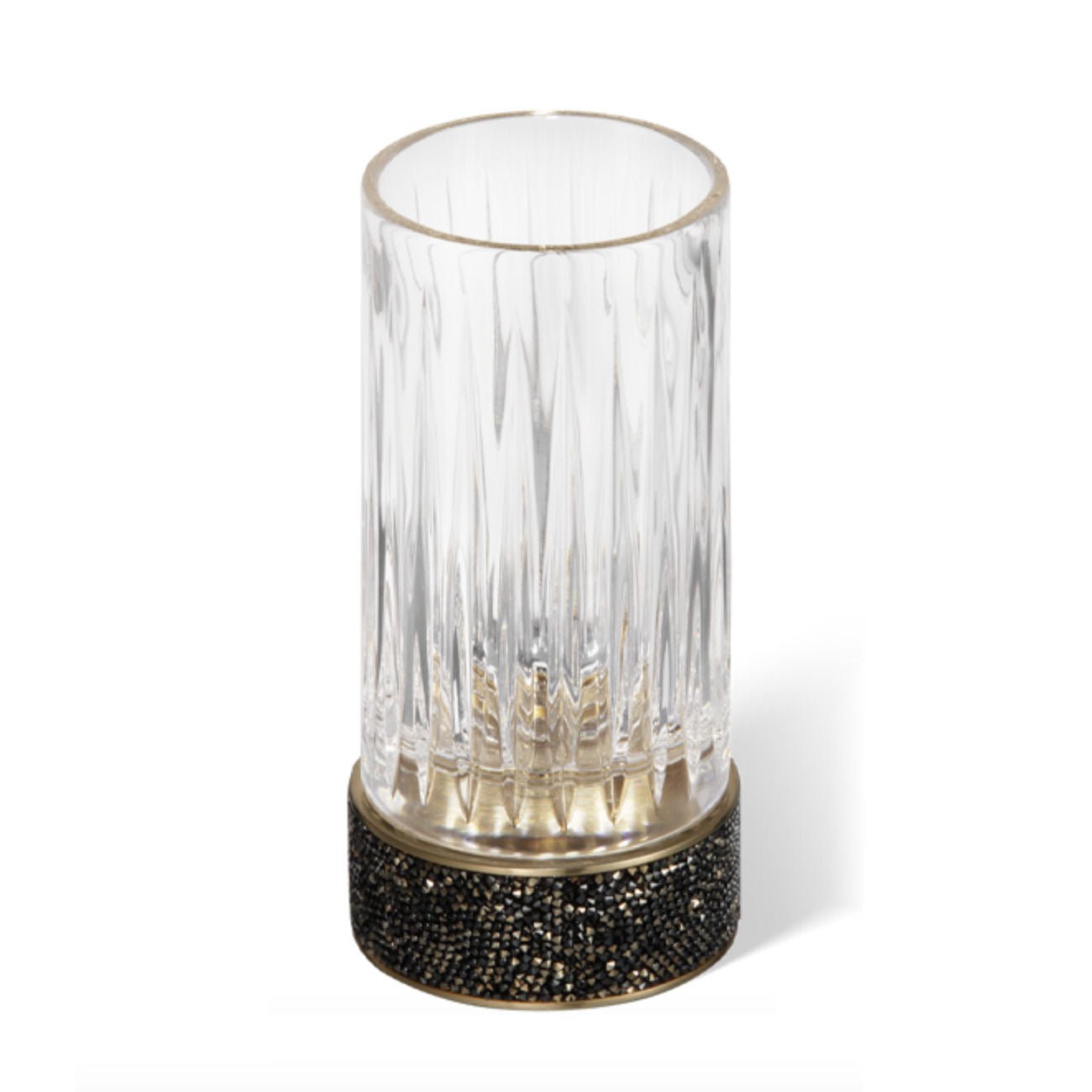 Dark Bronze / Gold Matt Tumbler Holder with Swarovski® Crystals ...