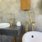 Deira Champagne Gold Bathroom Accessories Tumbler Holder - |VESIMI Design|