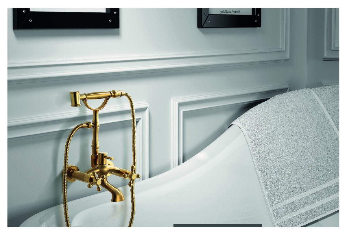 Deira Champagne Gold - Luxury Vessel Sink Faucet - |VESIMI Design| Luxury and Rustic bathrooms online