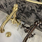 Deira Champagne Gold - Unlacquered Brass Basin Faucet - |VESIMI Design|