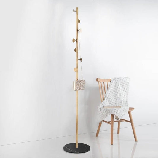 Design Antique Brass Marble Towel Rack High - |VESIMI Design| Luxury and Rustic bathrooms online