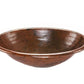 Drop in Oval Bathroom Hand Hammered Copper Sink - |VESIMI Design| Luxury and Rustic bathrooms online