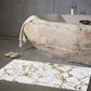 Egyptian Cotton Luxury Bath Mat PAROS - |VESIMI Design| Luxury and Rustic bathrooms online