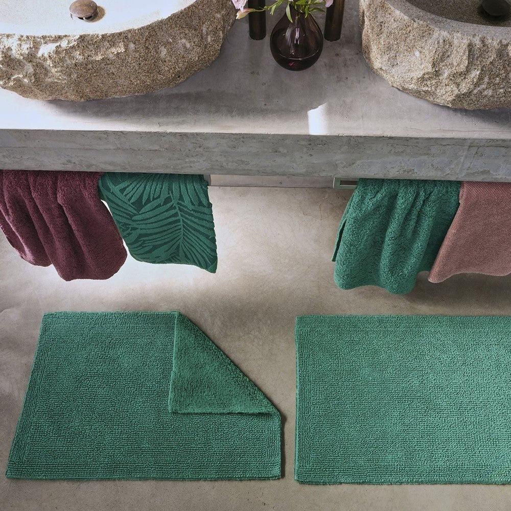 Egyptian Cotton Simple Bath Mat - BAY - |VESIMI Design| Luxury and Rustic bathrooms online