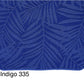 FIDJI Blue Egyptian Cotton Palm Leaf Towels / 335 Indigo - |VESIMI Design| Luxury and Rustic bathrooms online