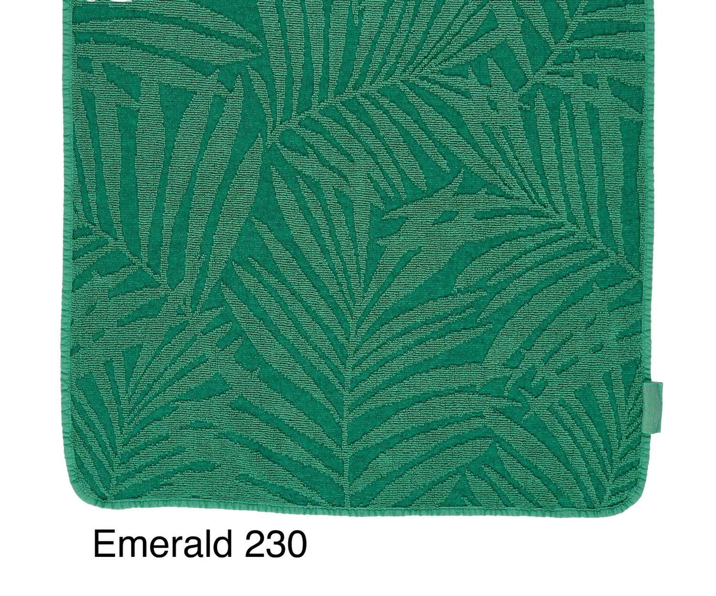 FIDJI Egyptian Cotton Palm Leaf Towels / 230 Emerald - |VESIMI Design| Luxury and Rustic bathrooms online
