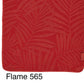 FIDJI Red Egyptian Cotton Palm Leaf Towels / 565 Flame - |VESIMI Design| Luxury and Rustic bathrooms online