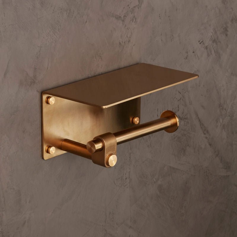 Antique Brass Bathroom Accessories - Toilet Paper Holder Provence II. –, VESIMI Design