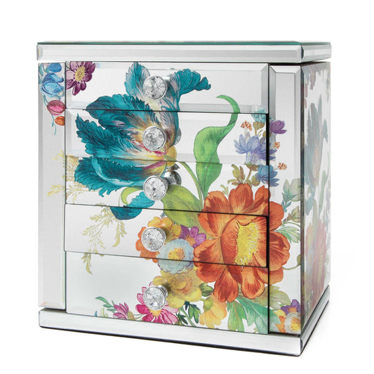 Flower Market Reflections Jewelry Armoire - |VESIMI Design|