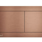Flush plate Rose Gold - brushed matt - |VESIMI Design| Luxury and Rustic bathrooms online