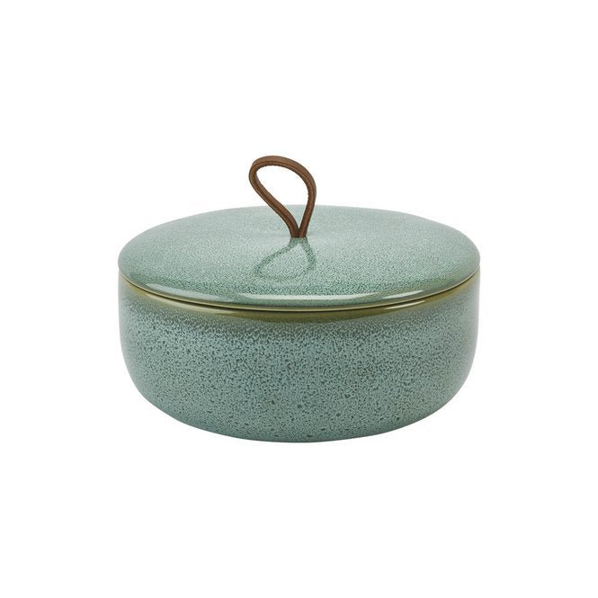 FOREST Green Bathroom Accessories Bowl with Lid - |VESIMI Design| Luxury and Rustic bathrooms online